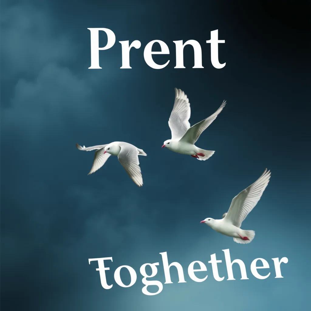 birds flying toghether